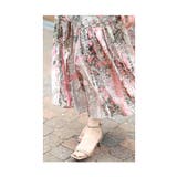 アンティークな花模様のティアードロングスカート レディース ファッション | Sawa a la mode | 詳細画像18
