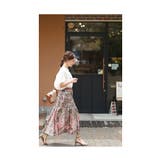 アンティークな花模様のティアードロングスカート レディース ファッション | Sawa a la mode | 詳細画像19