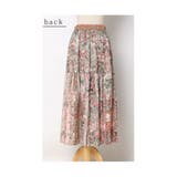 アンティークな花模様のティアードロングスカート レディース ファッション | Sawa a la mode | 詳細画像22