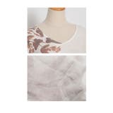 滲み描く花々と蝶のナチュラルなリネンシャツブラウス レディース ファッション | Sawa a la mode | 詳細画像23