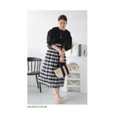 ふんわり袖にレースが靡く異素材ドッキングトップス レディース ファッション | Sawa a la mode | 詳細画像11 