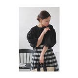 ふんわり袖にレースが靡く異素材ドッキングトップス レディース ファッション | Sawa a la mode | 詳細画像13 