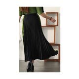 品あるモードに仕上げる配色プリーツスカート レディース ファッション | Sawa a la mode | 詳細画像16 