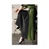 品あるモードに仕上げる配色プリーツスカート レディース ファッション | Sawa a la mode | 詳細画像19 