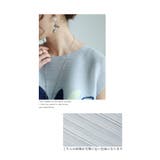 ポピーの花咲く表情豊かなプリーツトップス レディース ファッション | Sawa a la mode | 詳細画像4
