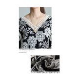 心ときめく可憐が咲く花柄レースシアートップス レディース ファッション | Sawa a la mode | 詳細画像4 