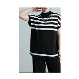 綺麗見えするカジュアル切替ボーダーセットアップ レディース ファッション | Sawa a la mode | 詳細画像9