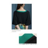 コーデを選ばない万能さ配色ライントップス レディース ファッション | Sawa a la mode | 詳細画像12