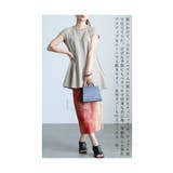 ペプラムの様にふんわり広がるワッフルニットチュニック レディース ファッション | Sawa a la mode | 詳細画像6