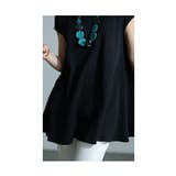 ペプラムの様にふんわり広がるワッフルニットチュニック レディース ファッション | Sawa a la mode | 詳細画像13
