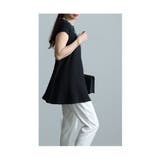 ペプラムの様にふんわり広がるワッフルニットチュニック レディース ファッション | Sawa a la mode | 詳細画像14