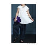 ペプラムの様にふんわり広がるワッフルニットチュニック レディース ファッション | Sawa a la mode | 詳細画像17