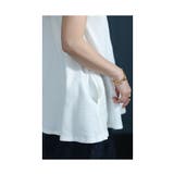 ペプラムの様にふんわり広がるワッフルニットチュニック レディース ファッション | Sawa a la mode | 詳細画像19