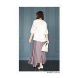 透き通る花レースのふんわり袖タックチュニック レディース ファッション | Sawa a la mode | 詳細画像18 