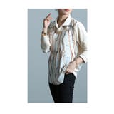 品格纏うカジュアル感スカーフ柄ポロトップス レディース ファッション | Sawa a la mode | 詳細画像7
