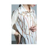 品格纏うカジュアル感スカーフ柄ポロトップス レディース ファッション | Sawa a la mode | 詳細画像10