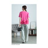 可憐に咲く薔薇とフリルのエレガントカットソー レディース ファッション | Sawa a la mode | 詳細画像14