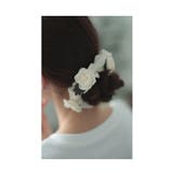 ホワイトローズ咲く大人のエレガントシュシュ レディース ファッション | Sawa a la mode | 詳細画像10