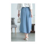 ちらりプリーツが覗くゆったりシフォンワイドパンツ レディース ファッション | Sawa a la mode | 詳細画像7