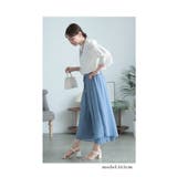 ちらりプリーツが覗くゆったりシフォンワイドパンツ レディース ファッション | Sawa a la mode | 詳細画像9