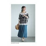 アジアンなサークル刺繍レースのドルマンシャツブラウス レディース ファッション | Sawa a la mode | 詳細画像11 