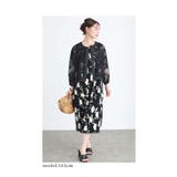 花模様が浮かび上がる上品シアージャケット レディース ファッション | Sawa a la mode | 詳細画像10