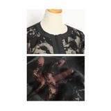 花模様が浮かび上がる上品シアージャケット レディース ファッション | Sawa a la mode | 詳細画像22
