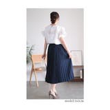 エレガントなレースが重なるバックプリーツスカート レディース ファッション | Sawa a la mode | 詳細画像7