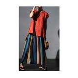 大人のカラフルパレットな魅力マルチストライプ柄スカート レディース ファッション | Sawa a la mode | 詳細画像3