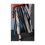 大人のカラフルパレットな魅力マルチストライプ柄スカート レディース ファッション | Sawa a la mode | 詳細画像17