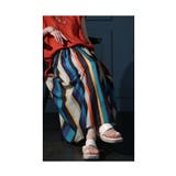 大人のカラフルパレットな魅力マルチストライプ柄スカート レディース ファッション | Sawa a la mode | 詳細画像19