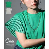 ロマンティック宿るプリーツ袖カットソー レディース ファッション | Sawa a la mode | 詳細画像1