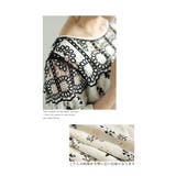 360度囲む刺繍レースの花柄シャツブラウス レディース ファッション | Sawa a la mode | 詳細画像4