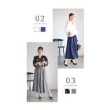 まるでスカートのような美ドレープのとろみガウチョパンツ レディース ファッション | Sawa a la mode | 詳細画像7