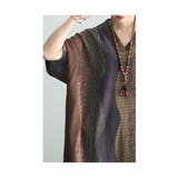 大人のリラックスタイムにマルチストライプ柄ワンピース レディース ファッション | Sawa a la mode | 詳細画像14