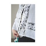 上品に羽織れる大人の花レースジャケット レディース ファッション | Sawa a la mode | 詳細画像15 