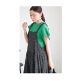 花模様浮き出る大人のサロペットスカート レディース ファッション | Sawa a la mode | 詳細画像13