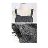 花模様浮き出る大人のサロペットスカート レディース ファッション | Sawa a la mode | 詳細画像23