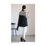 カットワークレースの切替シャツチュニック レディース ファッション | Sawa a la mode | 詳細画像14