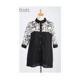 カットワークレースの切替シャツチュニック レディース ファッション | Sawa a la mode | 詳細画像20
