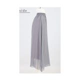 ワンピの下に重ねても可愛いシフォンワイドパンツ レディース ファッション | Sawa a la mode | 詳細画像25