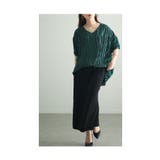 気分を上げる特別感リッチなプリーツトップス レディース ファッション | Sawa a la mode | 詳細画像18