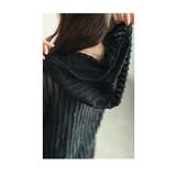 垢抜けエアリーを纏うストライプ柄フーディトップス レディース ファッション | Sawa a la mode | 詳細画像7