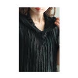 垢抜けエアリーを纏うストライプ柄フーディトップス レディース ファッション | Sawa a la mode | 詳細画像9