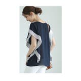 ストライプフリルが流れる爽やかなカットソー レディース ファッション | Sawa a la mode | 詳細画像7