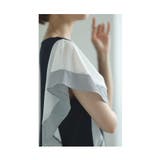 ストライプフリルが流れる爽やかなカットソー レディース ファッション | Sawa a la mode | 詳細画像8