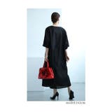 目を惹くエスニック刺繍のキーネックインド綿ワンピース レディース ファッション | Sawa a la mode | 詳細画像7