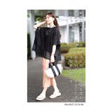 アシンメトリーレース使いの麻混ブルオーバーチュニック レディース ファッション | Sawa a la mode | 詳細画像6