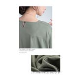 アシンメトリーレース使いの麻混ブルオーバーチュニック レディース ファッション | Sawa a la mode | 詳細画像12