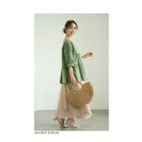 シンプルに映えるティアードコットンチュニック レディース ファッション | Sawa a la mode | 詳細画像9 